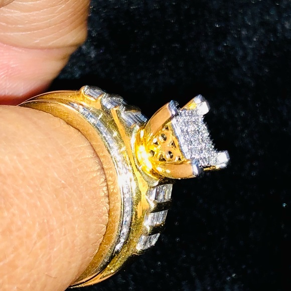 Deisgner Bridal Engagement REAL DIAMOND 1/2ct RING - Picture 9 of 12